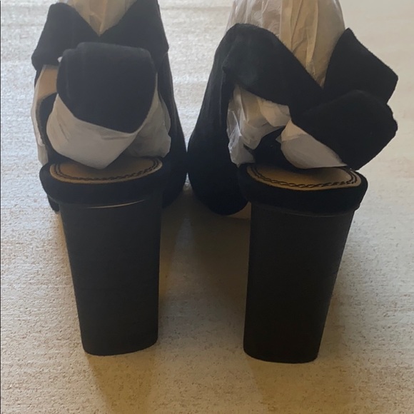 SPLENDID Black Navarro Open toe Heeled Sandal - Picture 4 of 6